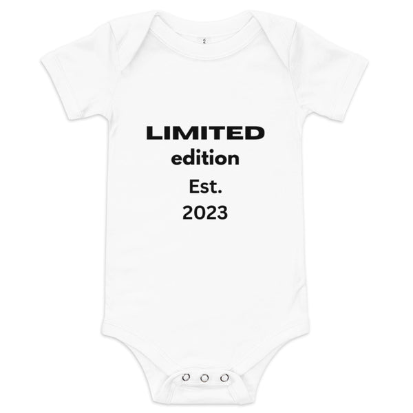 Limited Edition Baby short sleeve one piece