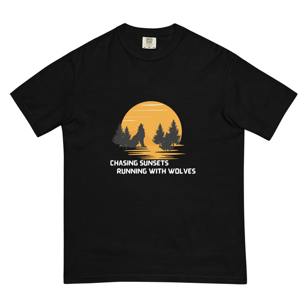 Sunset Chaser: Premium Men's Adventure T-Shirt