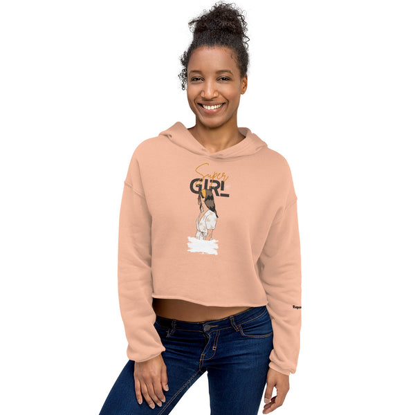 Super Girl Crop Hoodie